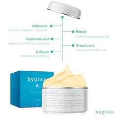 Hygieia Crème Liposomale réparatrice, application mains pour hydratation quotidienne.