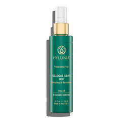 Tonique Hylunia Brume Argent Colloïdal — flacon spray pour hydratation rapide du visage.