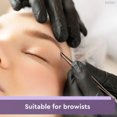 Pinces HYQO sourcils angle incline pour une prise ciblée.
