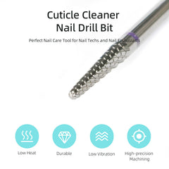 Outil HYTOOS conique pour cuticule, idéal pour un usage professionnel.