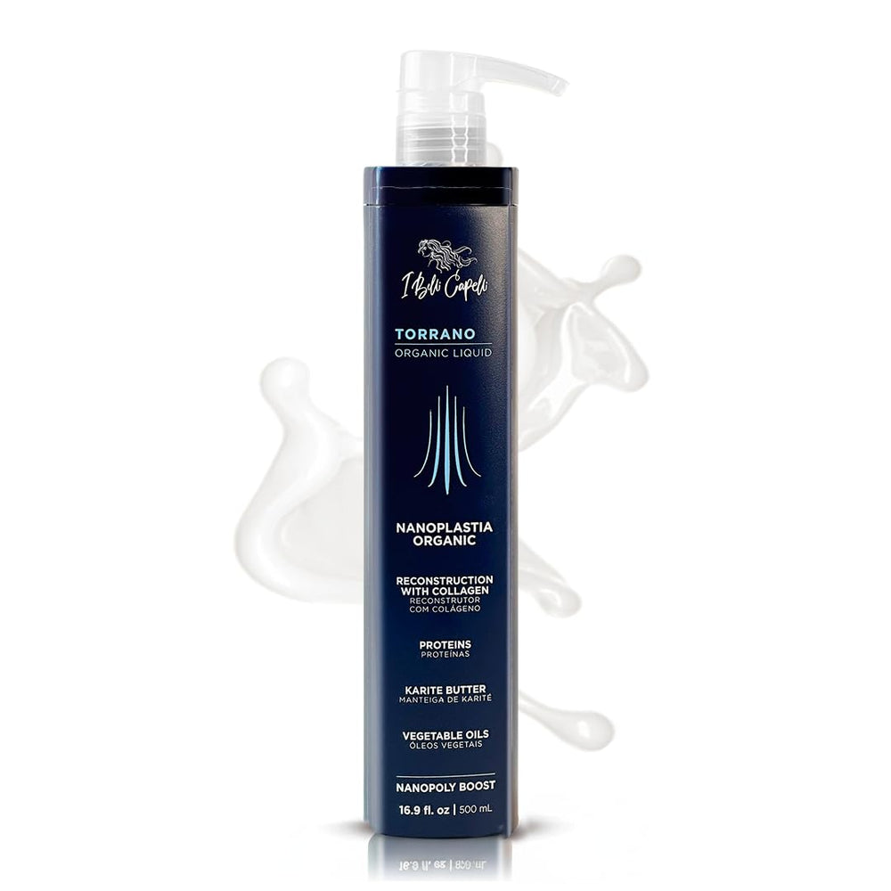 Bouteille Torrano de I Belli Capelli, système fluide lissant pour un usage pratique.