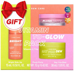 I DEW CARE ensemble soin vitamine éclat, kit portable pour peau lumineuse et hydratée.