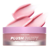 I DEW CARE Plush Party : pot pratique pour un soin nocturne des lèvres.