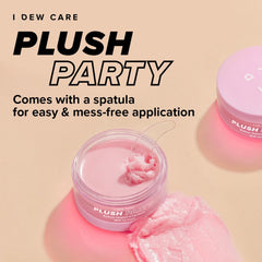Spatule fournie pour une application hygiénique du Plush Party.