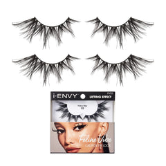 i•ENVY cils faux, ensemble 2 paquets, apportent du volume et flexibilité au maquillage.