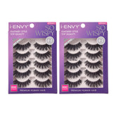 i-envy: coffret dix paires cils en plumes pour un look naturel