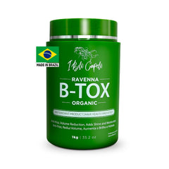 I Belli Capelli Ravenna B-Tox: bouteille du soin capillaire sans formaldéhyde, pratique et polyvalente.