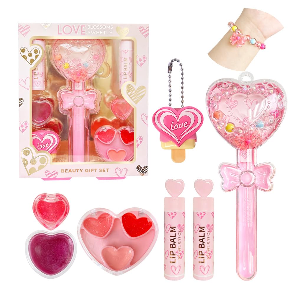 iBi Makeup gloss-coeur-6-en-1, brillance ludique pour petites filles