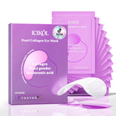 ICIKOL collagen under eye patches pack for deep hydration and puffiness reduction.
