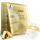 ICIKOL masque-visage 24K or et mucine d'escargot pour hydratation intense et teint lumineux