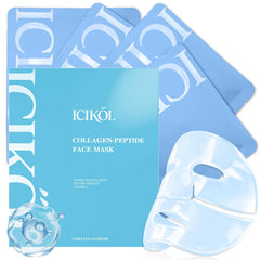 ICIKOL Masque visage collagène hydrolysé: pénétration maximale pour nourrir en profondeur.