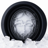 Bol visage pliable Icy-Mojo en silicone pour un soin froid pratique et efficace.