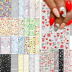 IDDFEVE stickers ongles – designs saisonniers pour un look polyvalent et durable.