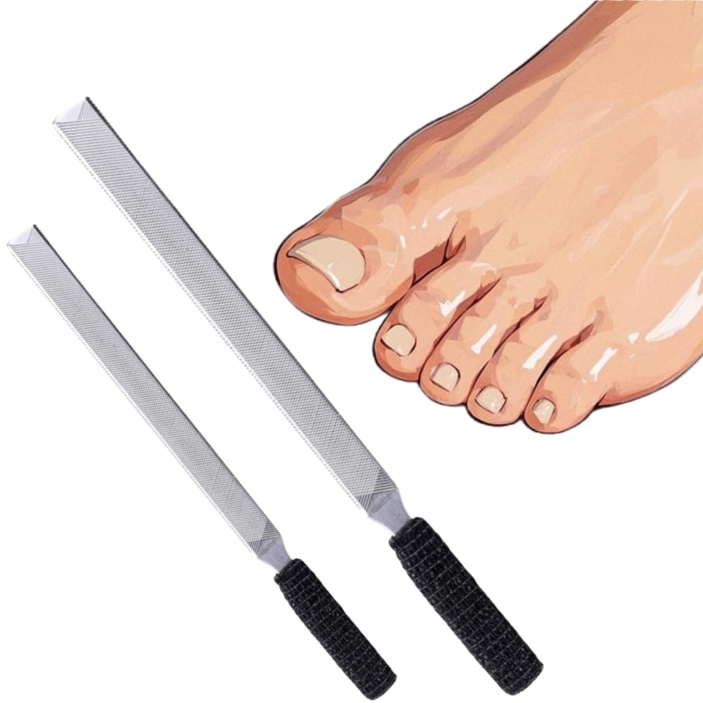 IDOU lime des ongles des pieds à 4 côtés pour une finition précise des ongles épais