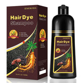 iemokoda Shampoing couleur café sombre, application facile et rapide