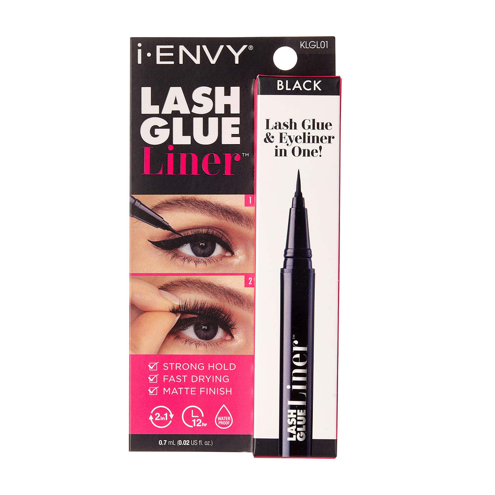 iENVY stylo 2 en 1 colle cils pour une tenue longue durée.