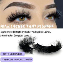 IFSOWDRA cils Mink D Curl durable pour une tenue longue durée