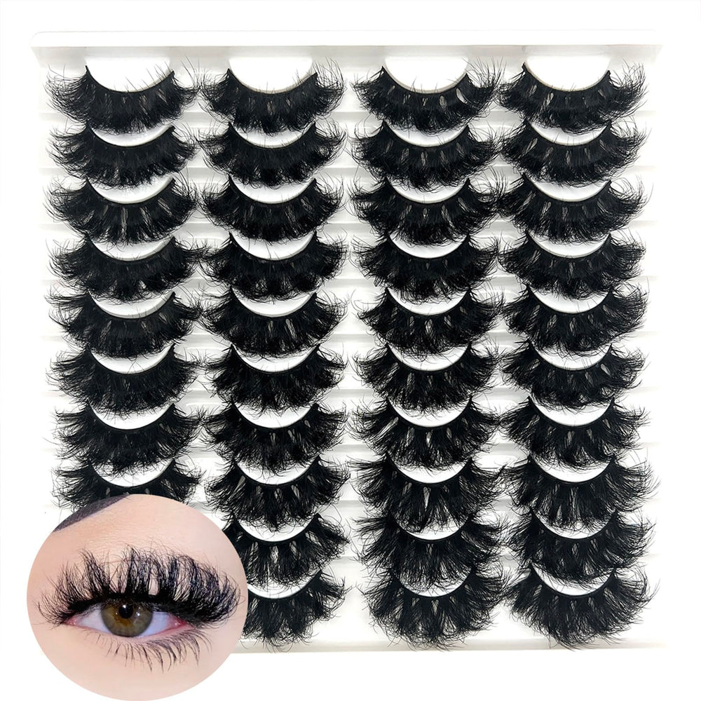 Cils IFSOWDRA vison 8D duveteux 20 mm pour regard naturel