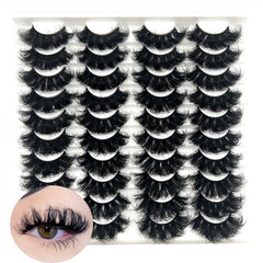 Cils IFSOWDRA vison 8D duveteux 20 mm pour regard naturel
