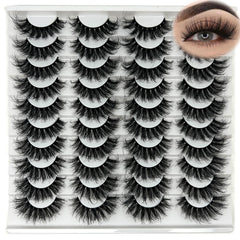 IFSOWDRA paquet cils faux 20 paires pour un regard dense