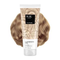 IGK masque déposé couleur sable clair – bouteille avec couleur durable.