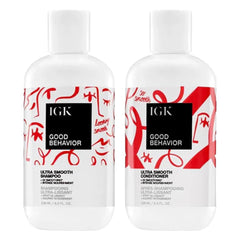 IGK GOOD BEHAVIOR Shampoing en bouteille pour douceur et brillance visibles