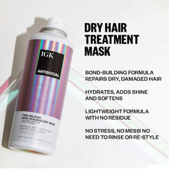 IGK Good Behavior Spiruline Spray : lissage rapide et anti-frisottis.