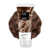 IGK Hair Gloss Toner Bronze: bouteille prête à rafraîchir la teinte et nourrir les cheveux.