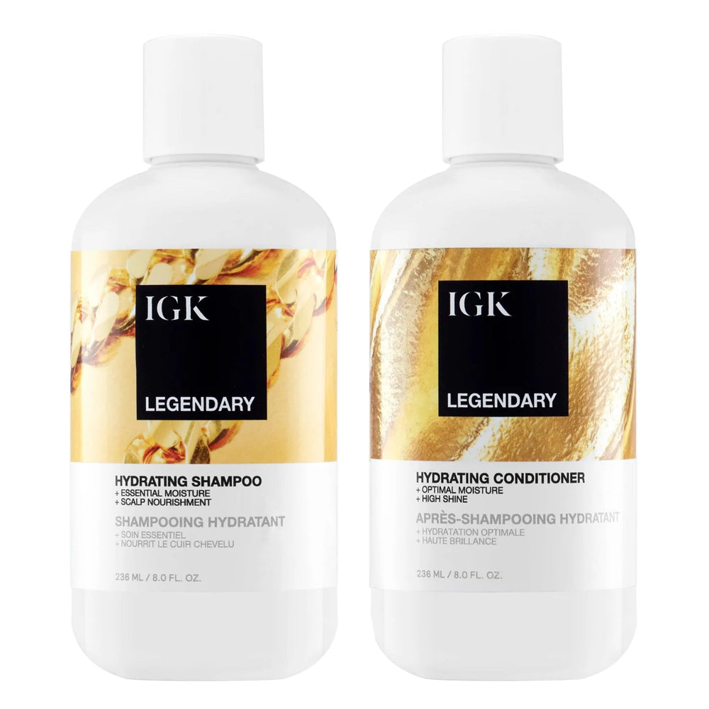 IGK Legendary Dream Shampoo flacon – hydratation légère pour cheveux soyeux.