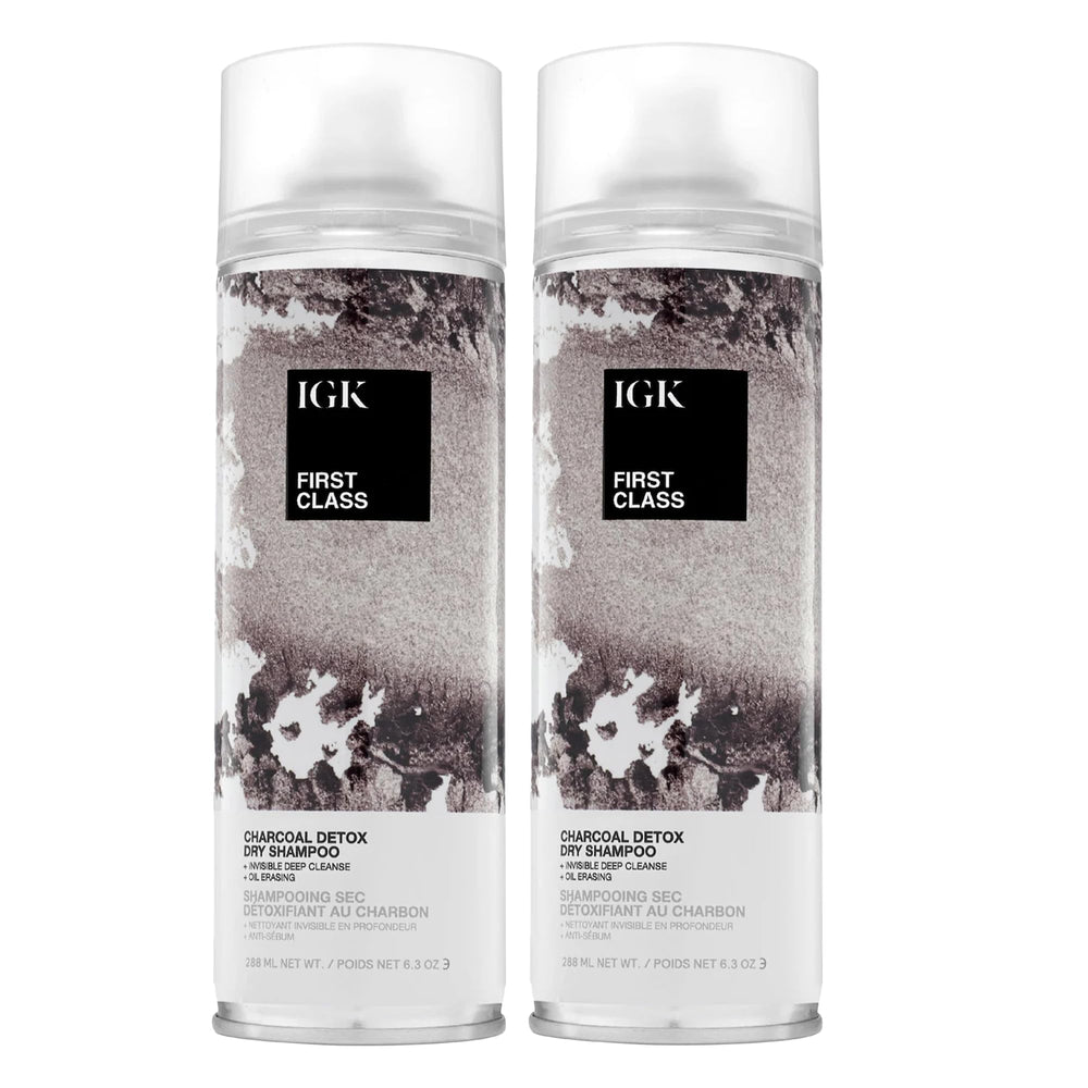 IGK Détox Charbon Première Classe - nettoyage en profondeur des racines pour sensation de fraîcheur.