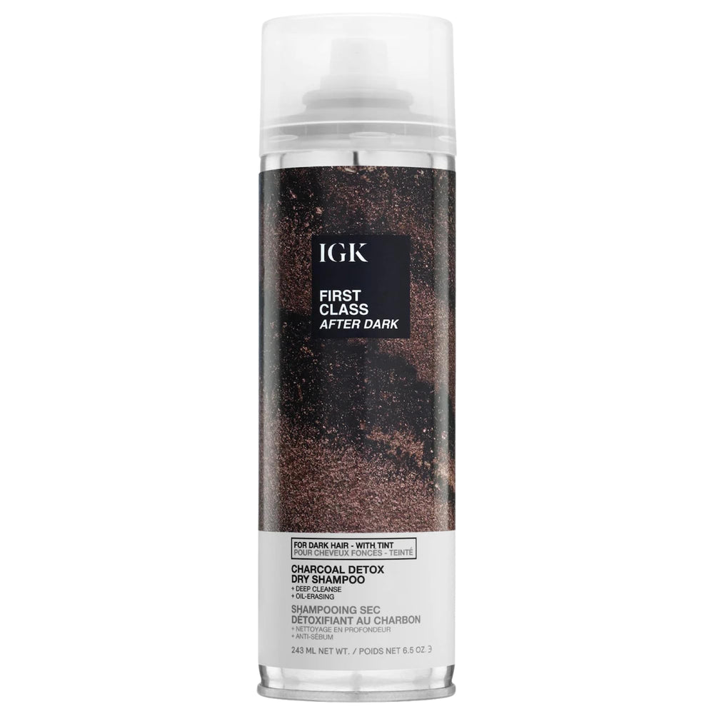 IGK Première Classe Après-Nuit Charbon Bouteille: fini invisible sur cheveux foncés et rafraîchissement