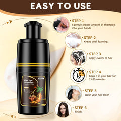 IIIMEIDU Massage-time action illustrates color development process.