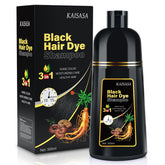IIIMEIDU Shampoing colorant cheveux gris, bouteille visible, couverture provisoire.