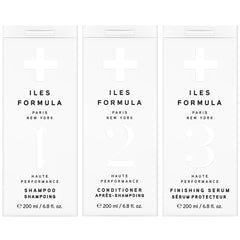 Iles Formula Paris Shampoing Signature – flacon, revitalise et démêle les cheveux dès le premier lavage.