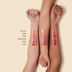 Finish gloss naturel et brillance subtile du Balmy Gloss Teinté.