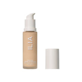 ILIA True Skin Serum Foundation, flacon, fini naturel et léger.