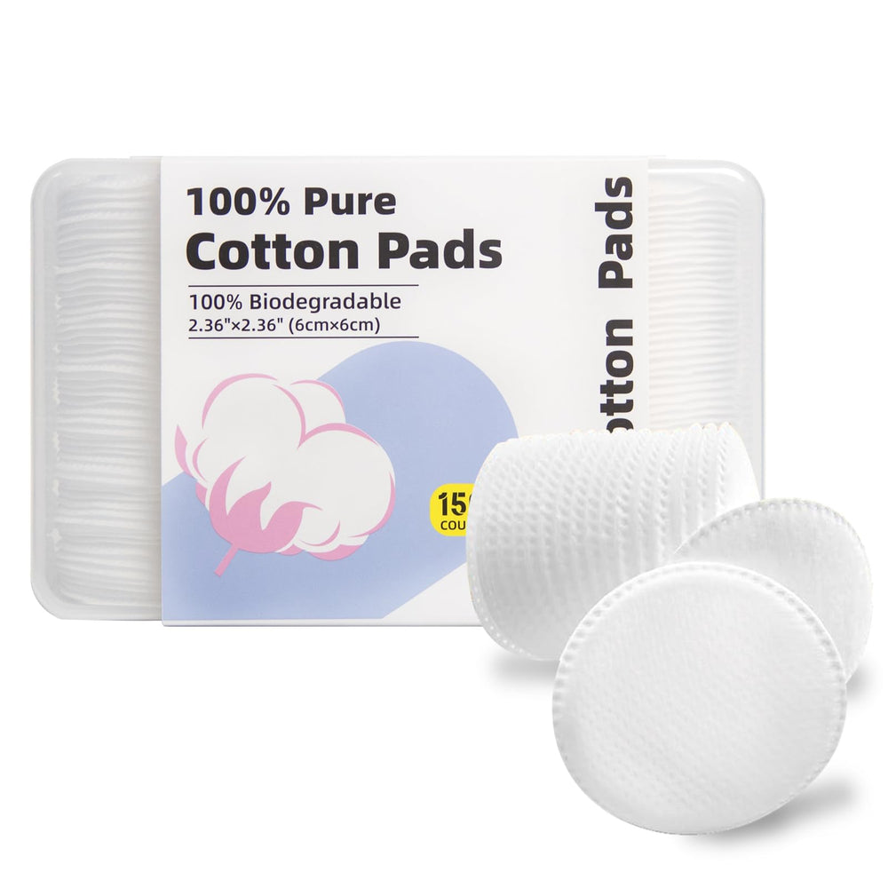 Illidi disques coton visage double texture pour une utilisation douce et efficace