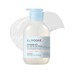 Illiyoon lave-bébé en bouteille 500 ml: douceur pour peau sensible.