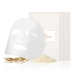I'm from Masque-feuille-riz 5 pack – emballage pratique, hydratation rapide.