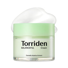 Torriden BALANCEFUL Cream 80 ml – Crème apaisante et hydratante pour peau grasse et sensible | 5D CICA, Acide Hyaluronique Hydrolysé, Panthenol