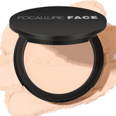 FOCALLURE Poudre Pressée Impeccable – contrôle brillance, teint lisse, fini mat durable (Ivoire)
