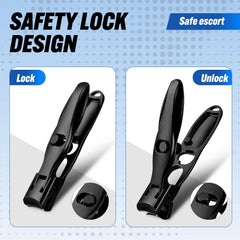 Swocky coupe-ongles design anti-éclaboussures pour une coupe propre et sûre.