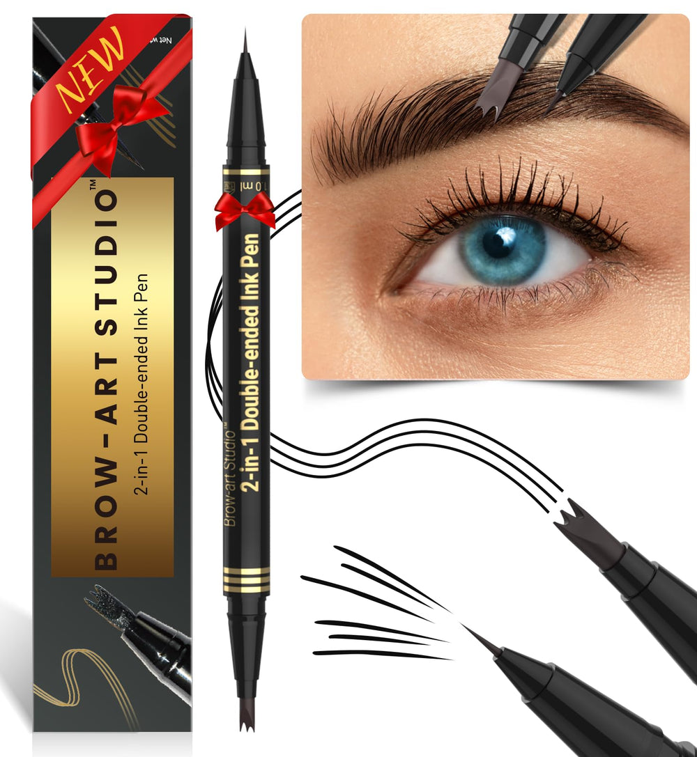 iMethod crayon sourcil duo 2-en-1 pour dessiner des poils et densifier les sourcils.