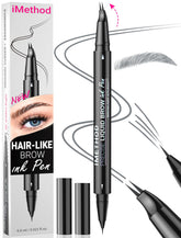 iMethod crayon sourcils courbé, trace poil fin pour un aspect naturel