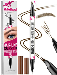iMethod crayon sourcils curve brosse precision — traits fins et naturels.