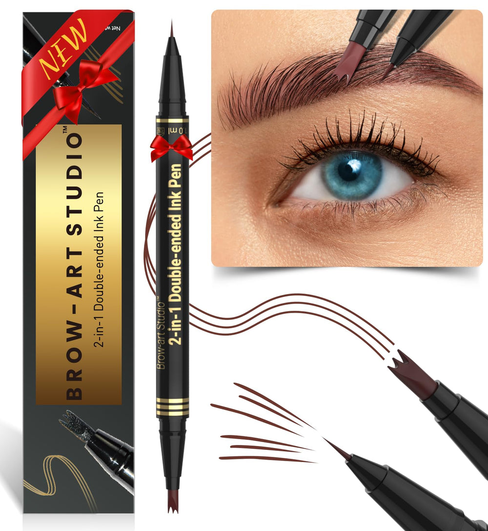 iMethod crayon sourcils microblading avec embouts fourche pour traits réalistes