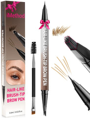 iMethod Eyebrow Pen avec design double-face pour sourcils et eyeliner.