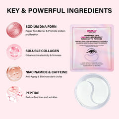 Patchs yeux iMethod Niacinamide éclaircissent légèrement les cernes et éclaircissent le teint.