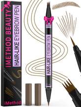 iMethod Sourcils: crayon 2 en 1 avec pinceau ultra-fin pour des traits réalistes.