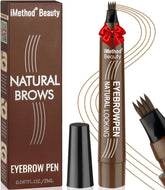 iMethod Stylo Sourcils Pen avec pointe fourche pour des traits précis et naturels.